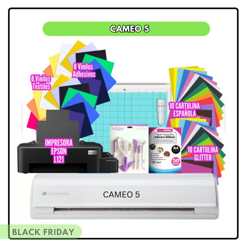 SILHOUETTE - Cameo 5 plotter de corte kit impresora SC23