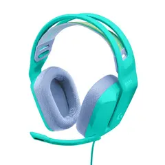 LOGITECH - Audifonos Gamer G335 Menta Jack 35mm