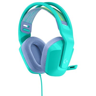 Imagen 2 del producto Audifonos Gamer G335 Menta Jack 35mm