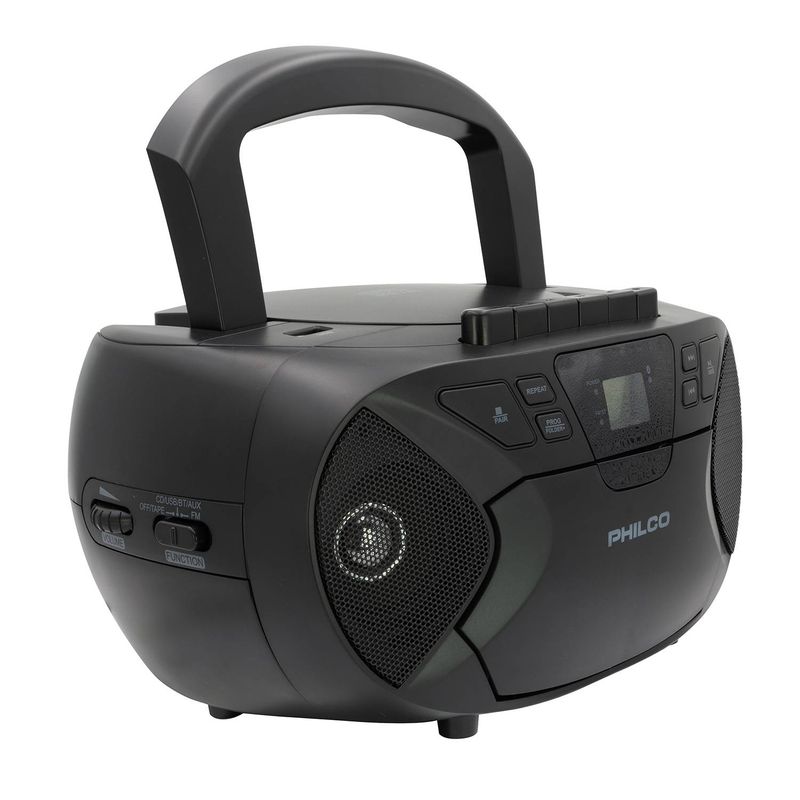 PHILCO - Radio Philco BT CD Cassette Am Fm Pcj2050bt-bk