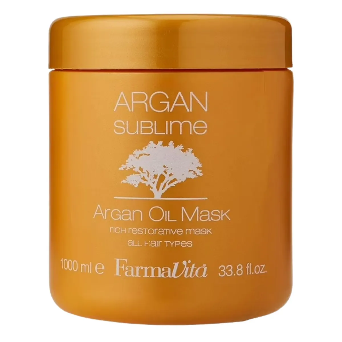 FARMAVITA - Mascara Argan Sublime 1000ml Farmavita Nutre Brillo Suavidad