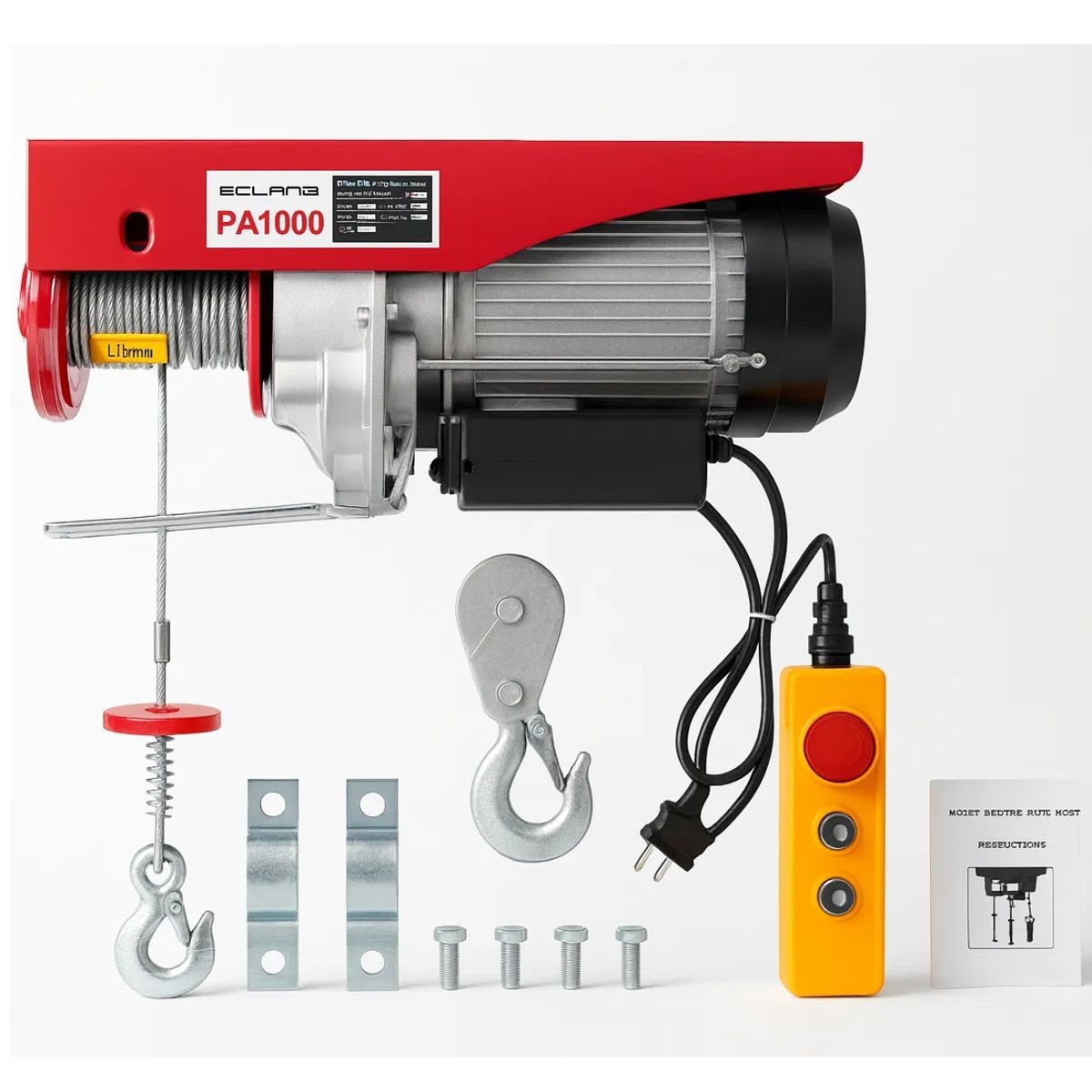 GENERICO - Tecle Electrico 220volt Eoland 1000 Kg Winche 1Tonelada Herramientas