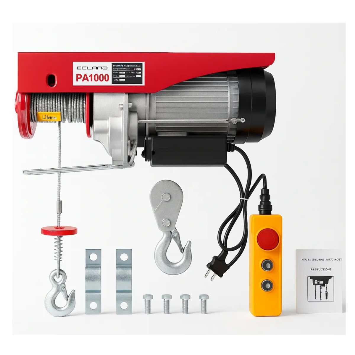 GENERICO - Tecle Electrico 220volt Eoland 1000 Kg Winche 1Tonelada Herramientas