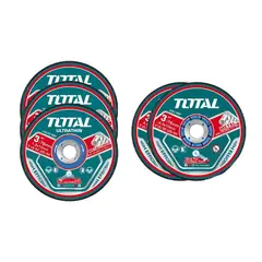 TOTAL TOOLS - Set 5 Piezas de Discos Abrasivos para Mini Esmeriles Total
