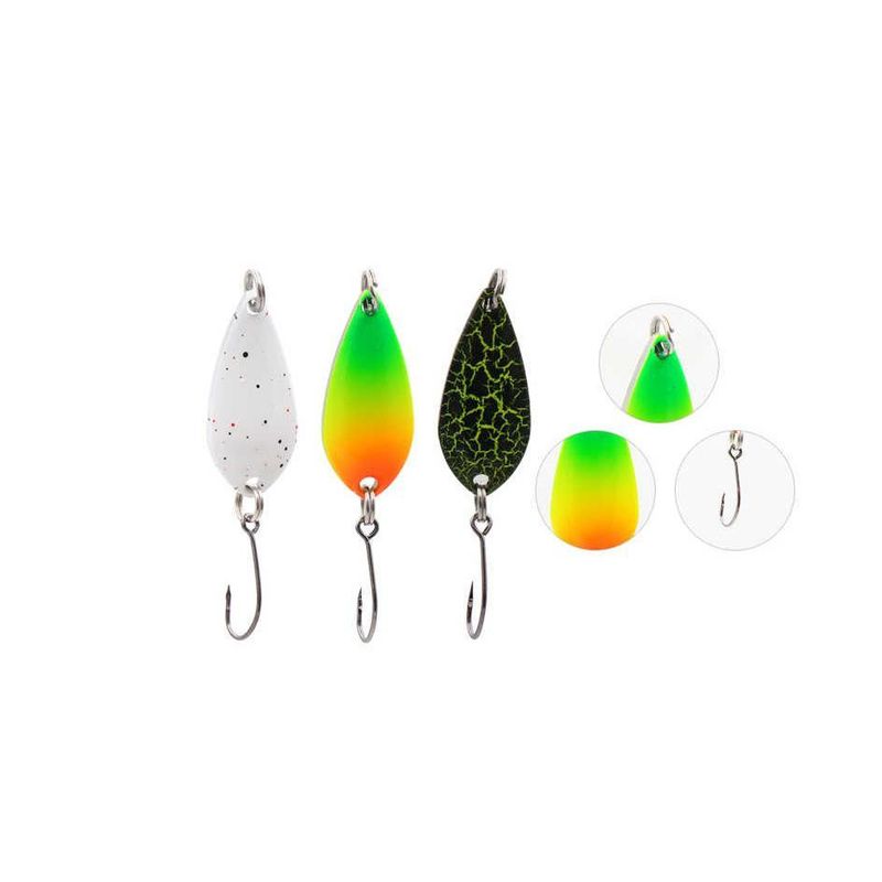 GENERICO - Pack x3 Señuelos de Pesca de 35G