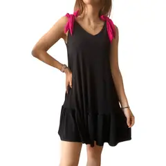 ME MATO TIENDA - Vestido negro largo mujer Tienda Me Mató
