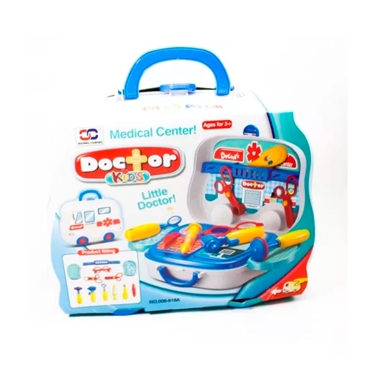 GENERICO - Set Juego Medicina Doctor Doctora para Niños