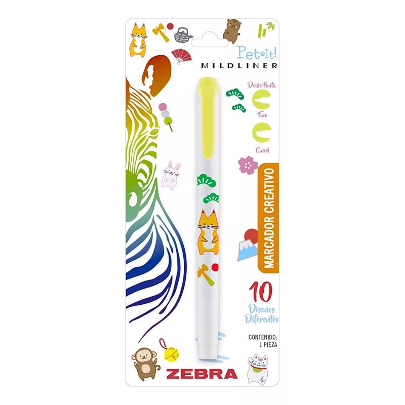 ZEBRA - Marcador Doble Punta Creativo Mildliner Pet It