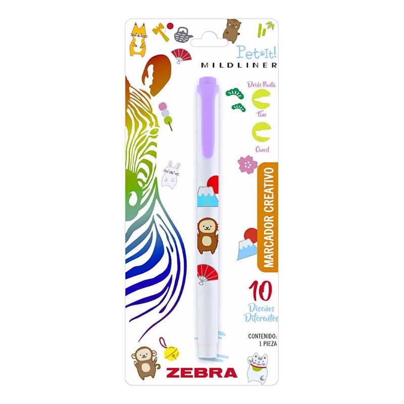 ZEBRA - Marcador Doble Punta Creativo Mildliner Pet It