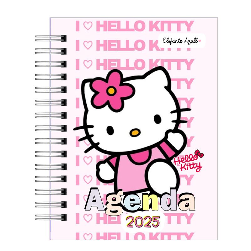 ELEFANTE AZULL - Agenda Hello Kittyxxx 2025