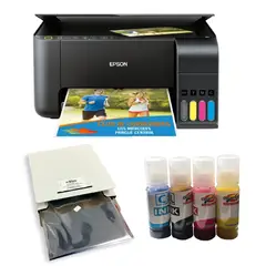 GENERICO - Kit para Impresion de Fototorta con Epson ® L3210 + Papel de Azucar