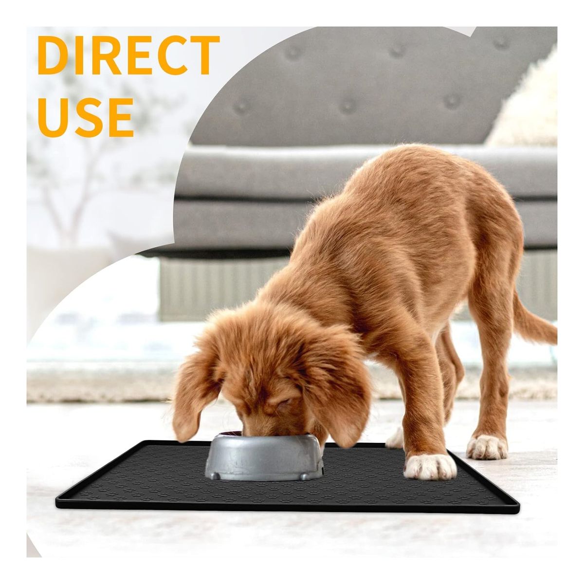 ATURE - Mantel Tuba De Silicona Para Mascotas Tapete De Alimentos