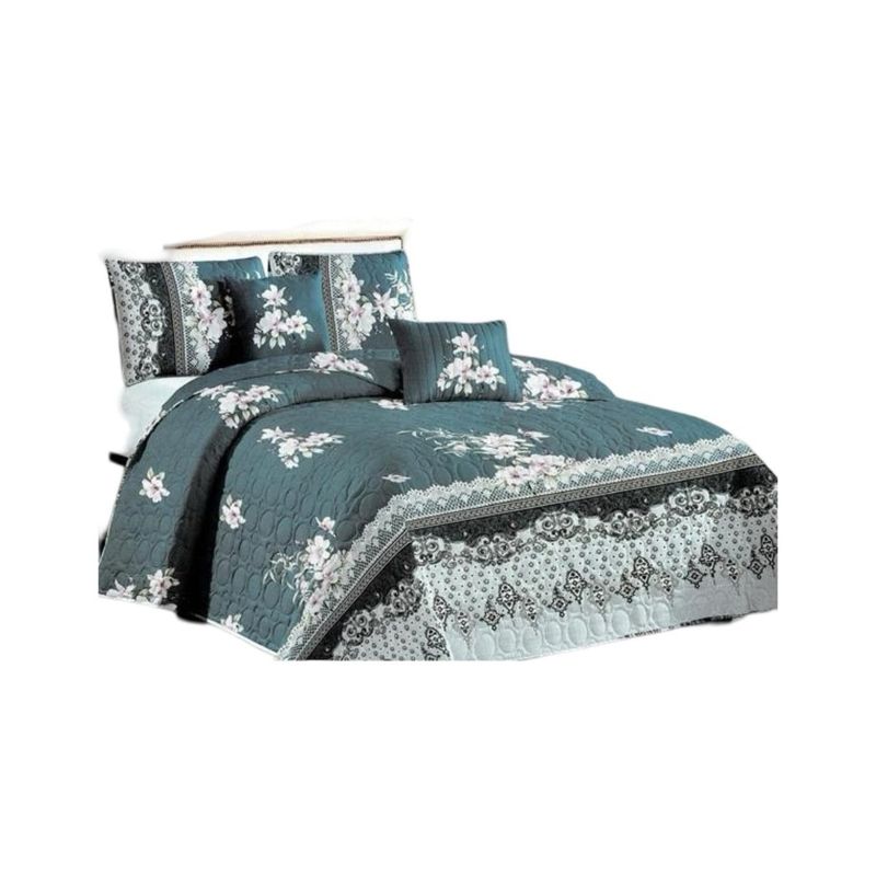 GENERICO - Cubrecama Quilt 2 Plazas+2 Fundas Verano Fresco 13n60