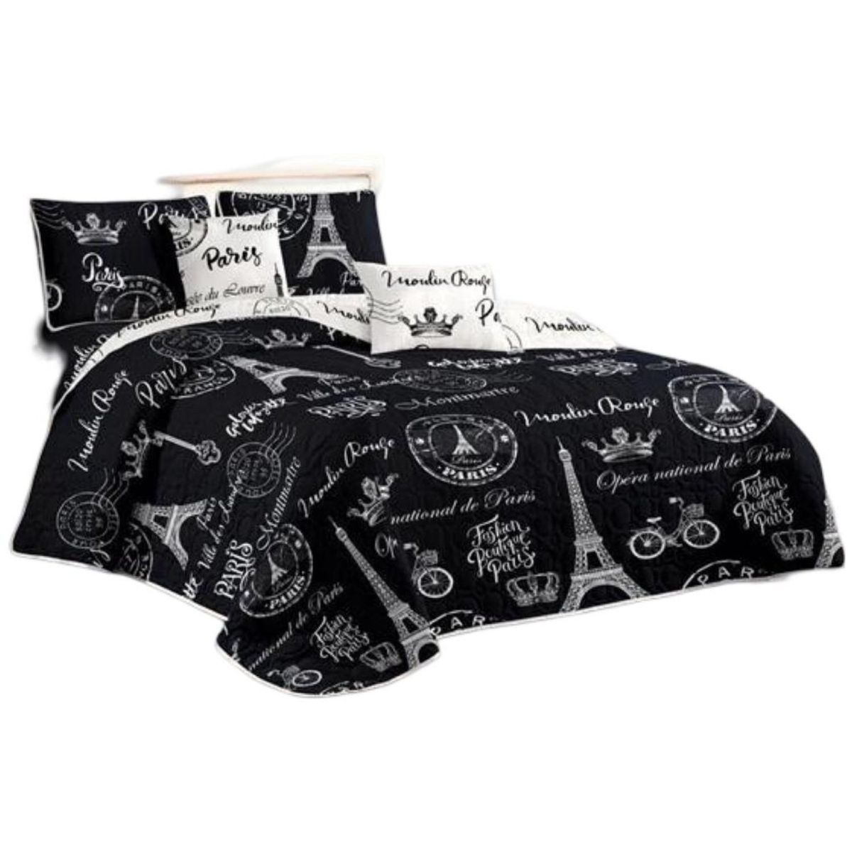 GENERICO - Cubrecama Quilt 2 Plazas+2 Fundas Verano Fresco 13n70