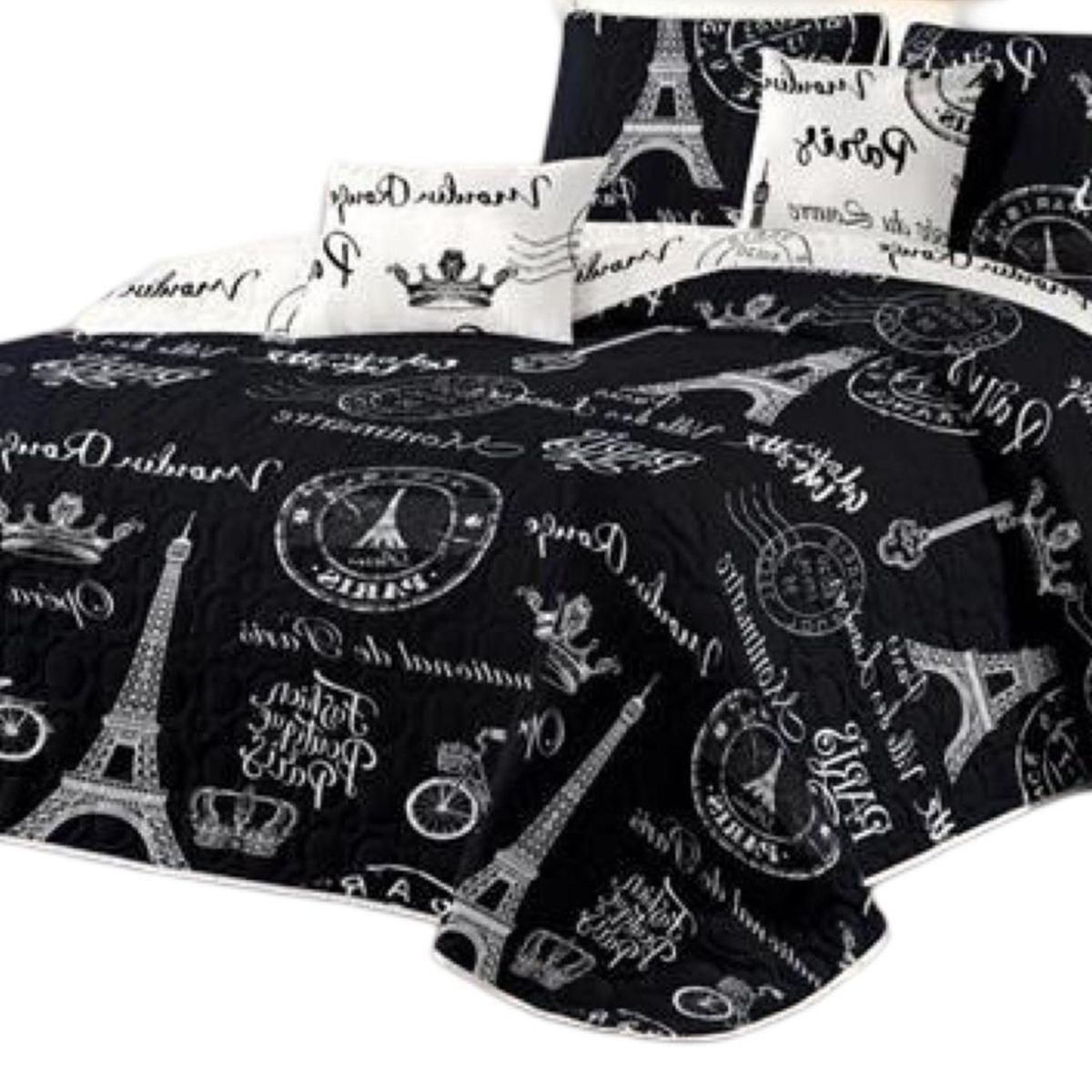 GENERICO - Cubrecama Quilt 2 Plazas+2 Fundas Verano Fresco 13n70