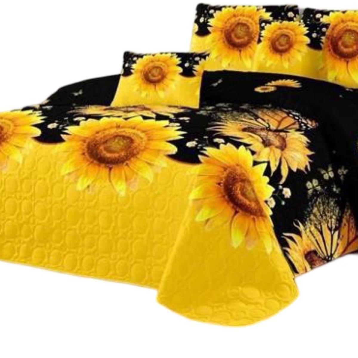 GENERICO - Cubrecama Quilt 2 Plazas+2 Fundas Verano Fresco 13n75