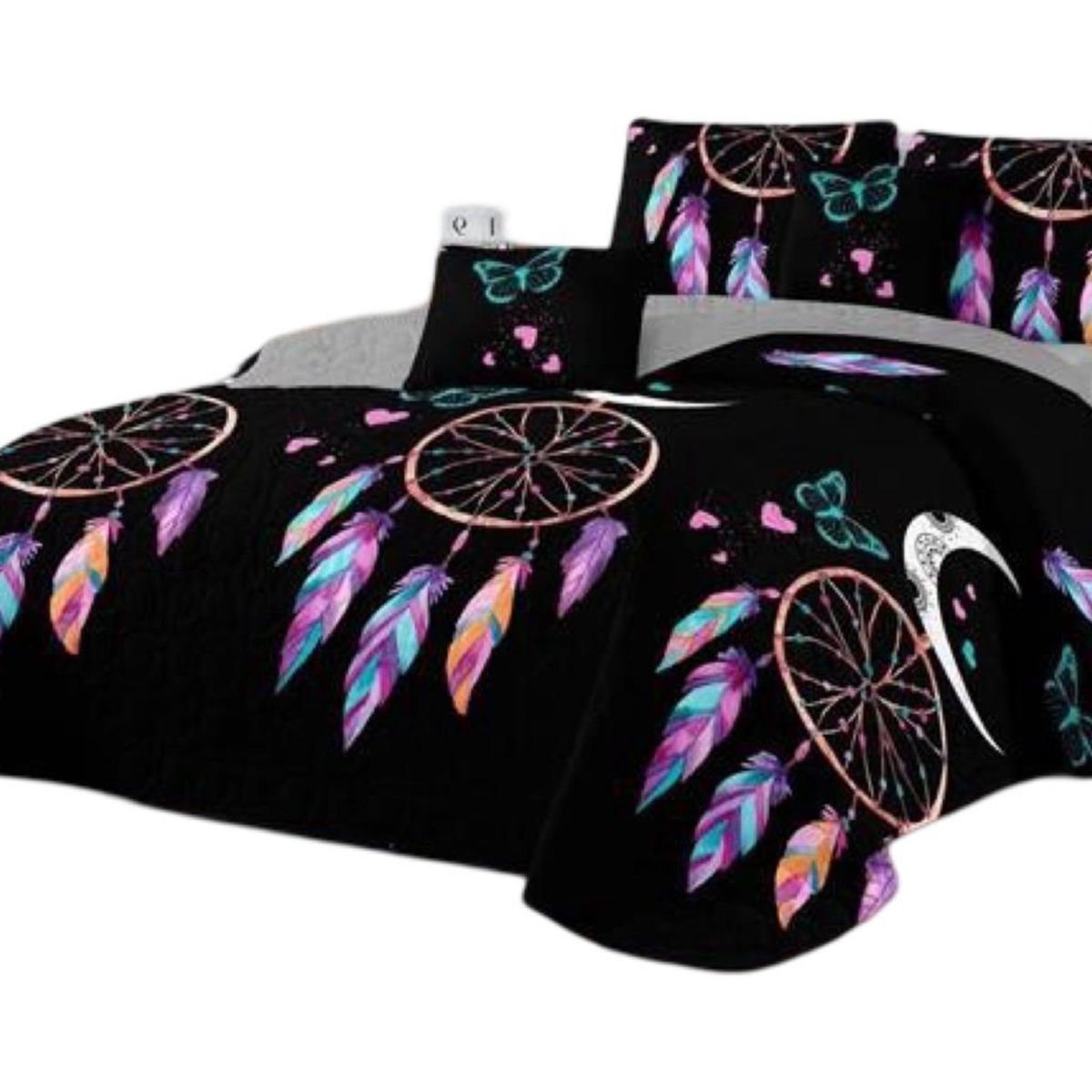 GENERICO - Cubrecama Quilt 2 Plazas+2 Fundas Verano Fresco 13n09