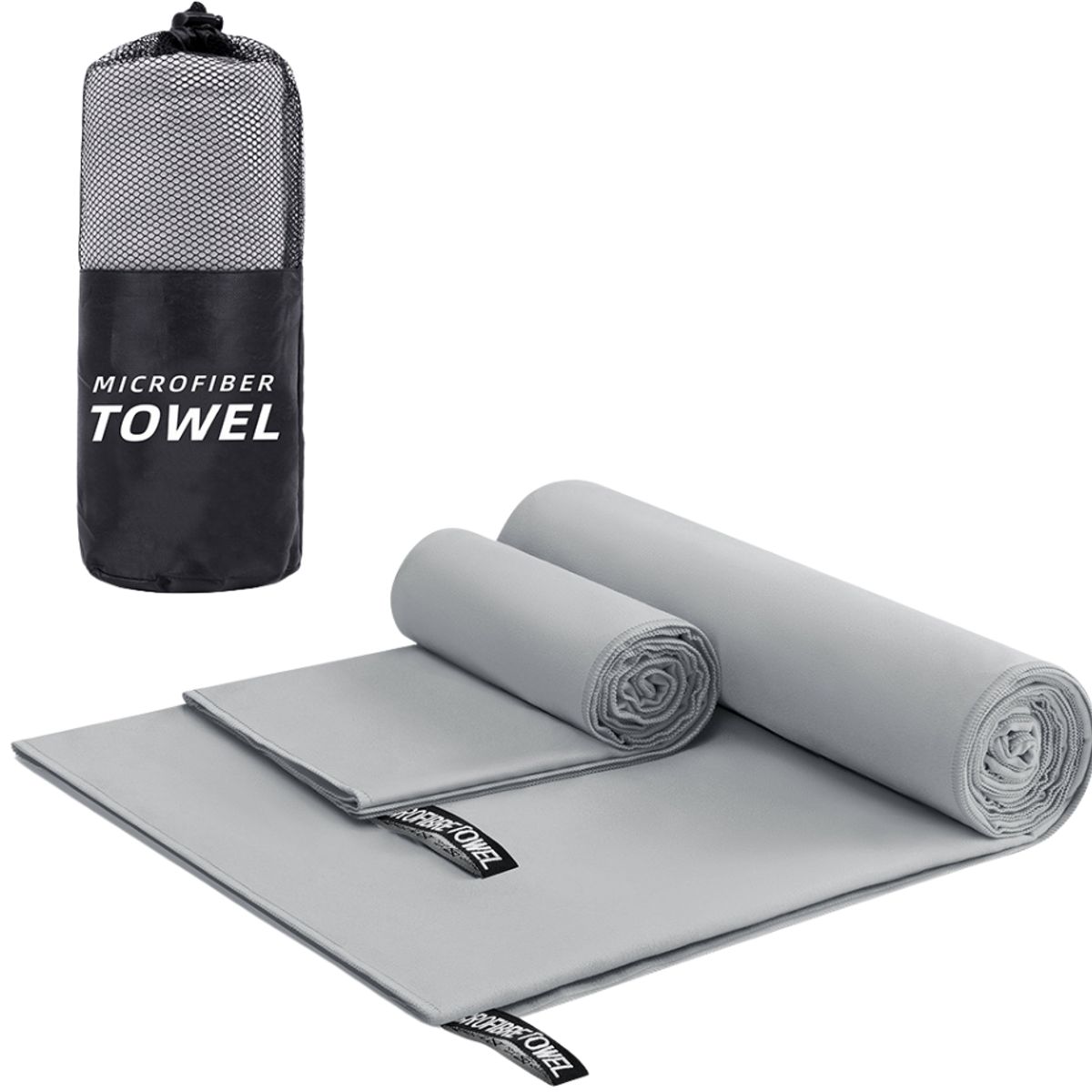 GENERICO - Toalla De Baño Viaje De Microfibra De Secado Rápido 2 Unida