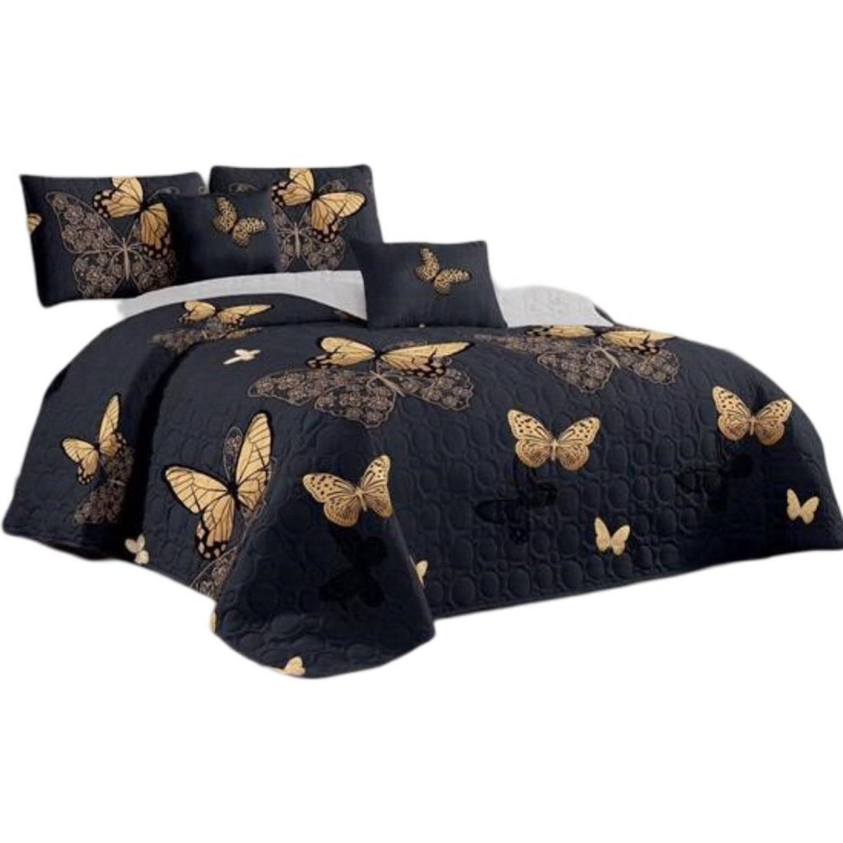 GENERICO - Cubrecama Quilt 2 Plazas+2 Fundas Verano Fresco 13n77