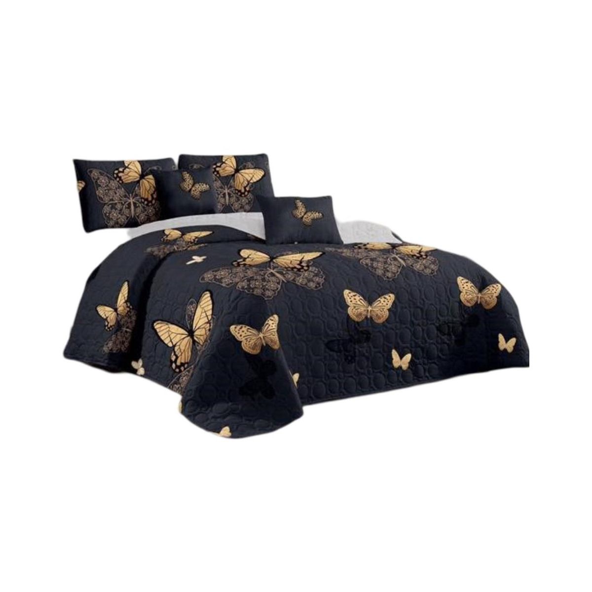 GENERICO - Cubrecama Quilt 2 Plazas+2 Fundas Verano Fresco 13n77