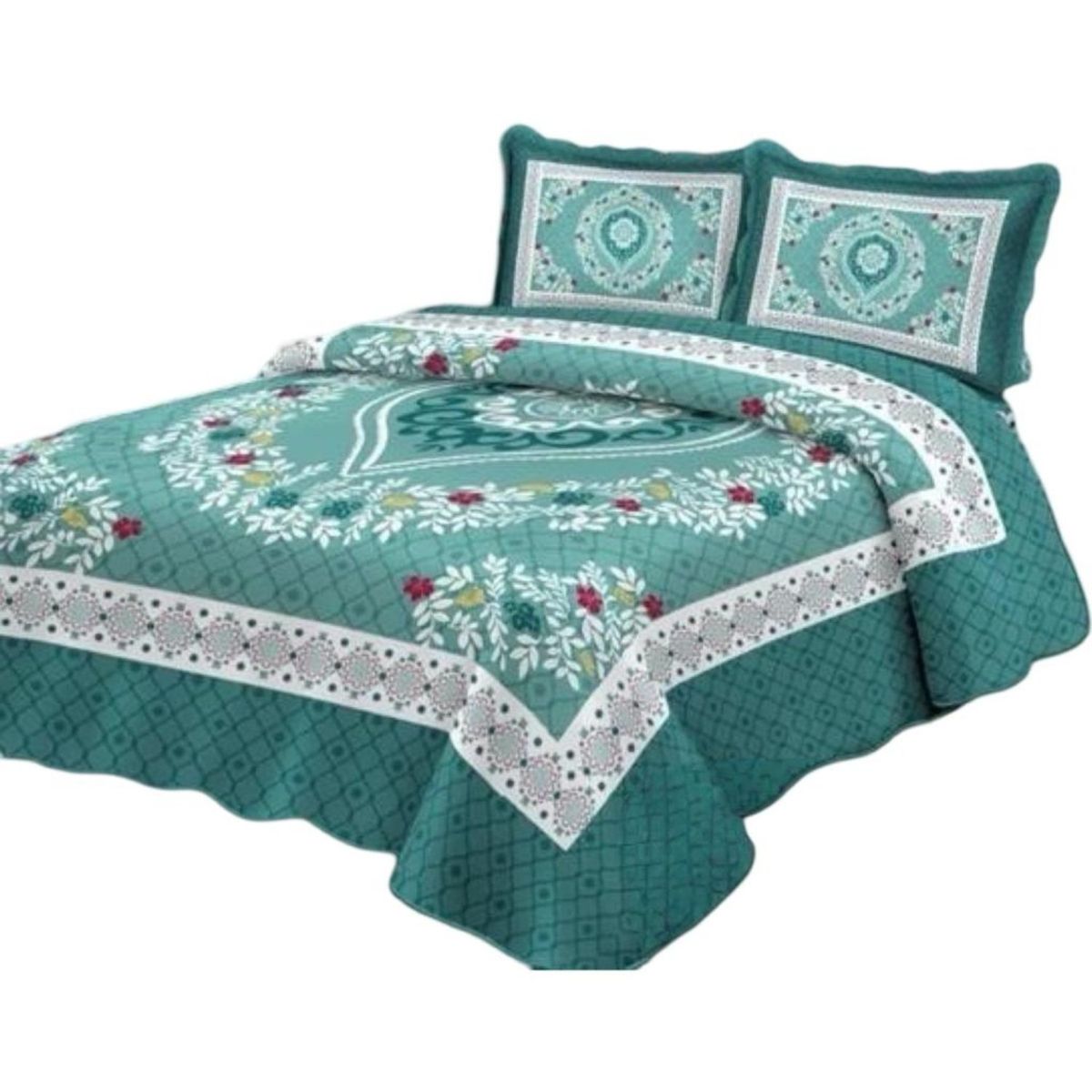 GENERICO - Quilt Verano 2 Plazas+2 Fundas Verano Suave 13n01