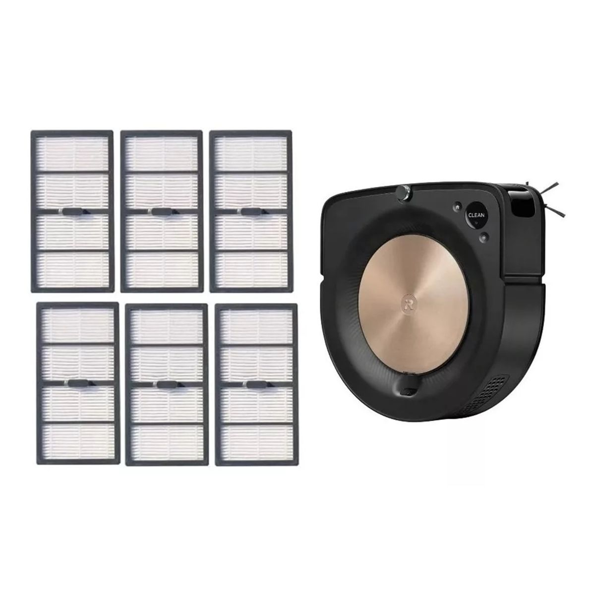 GENERICO - Filtros Repuesto Para Irobot Roomba S9 Pack 6 un