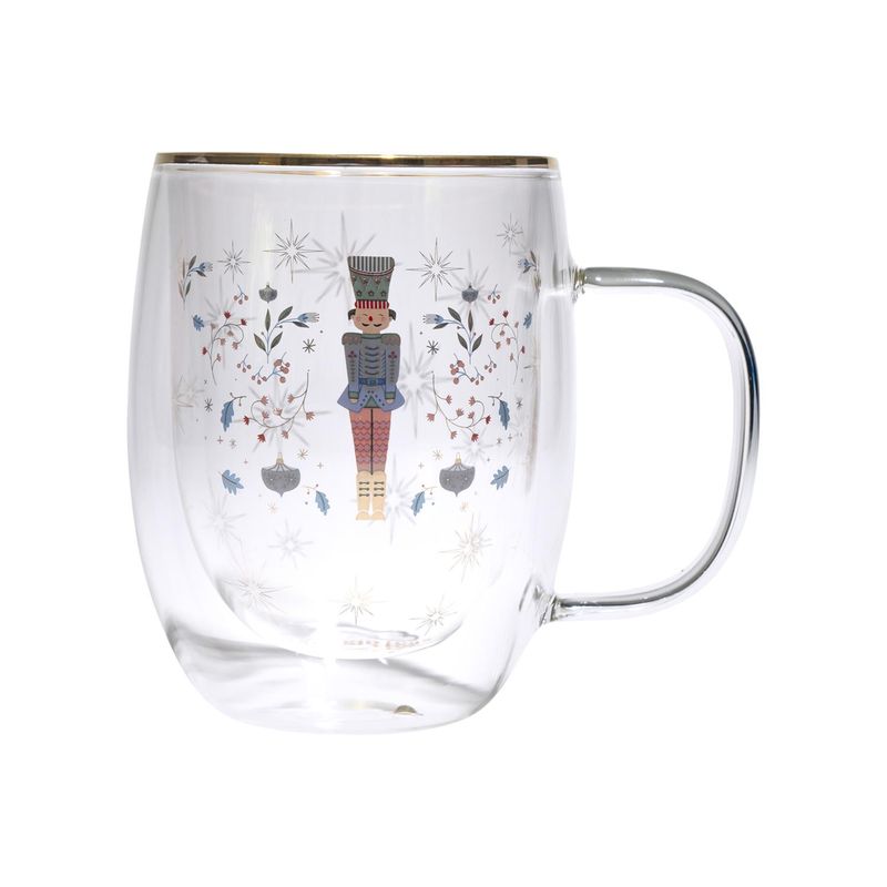 ADAGIO TEAS - Taza Doble Vidrio Nutcracker 300 ml