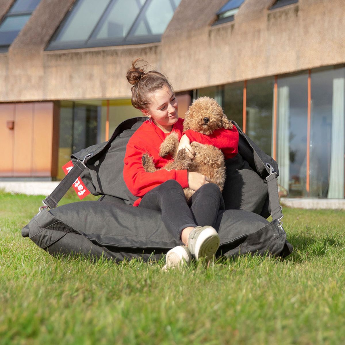 FATBOY - Puff Fatboy Buggle-up Outdoor - Gris Oscuro