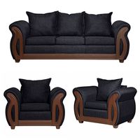 LIVING 3-1-1 ISIDORA NEGRO LINO