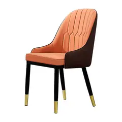 GENERICO - SILLA COMEDOR MODERNA NARANJA