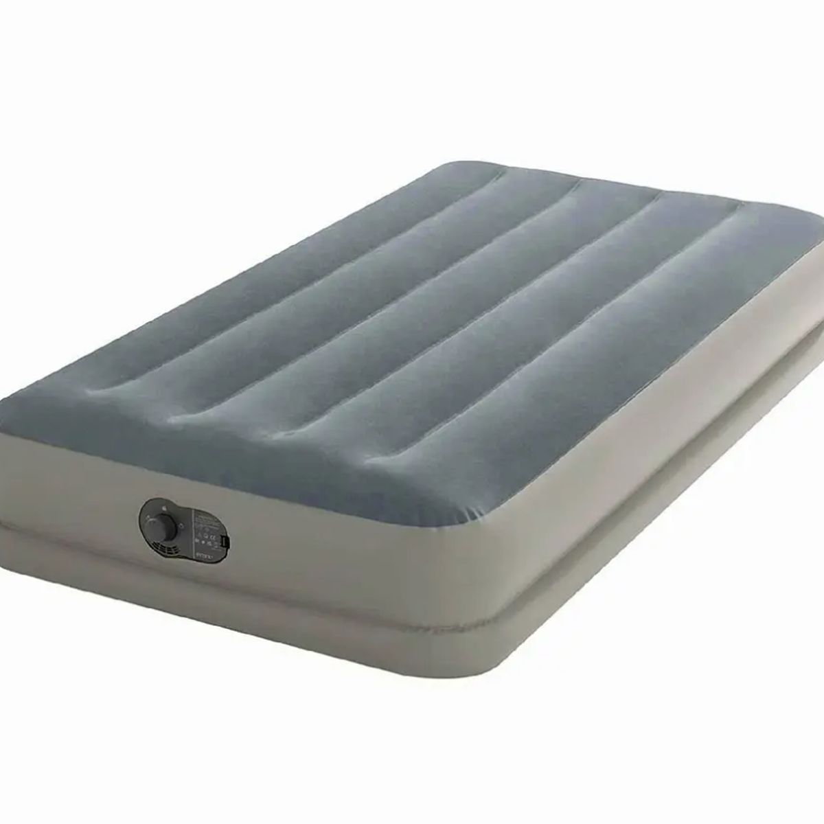 LIVE SPORT - Cama Inflable Electrica Gris USB 1 Plaza