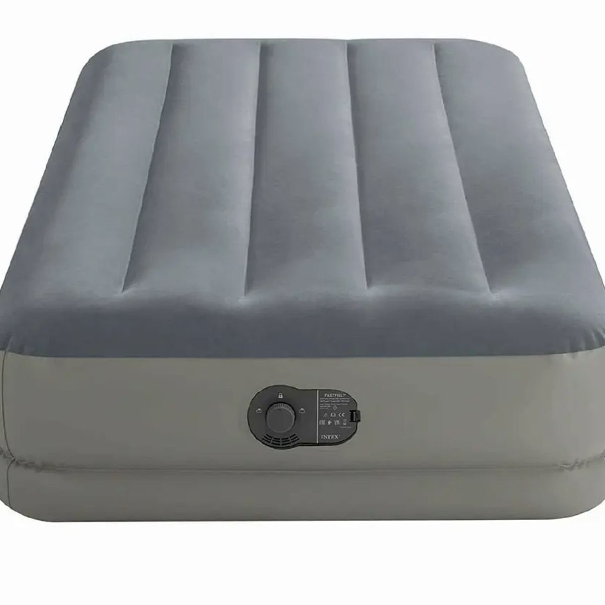 LIVE SPORT - Cama Inflable Electrica Gris USB 1 Plaza