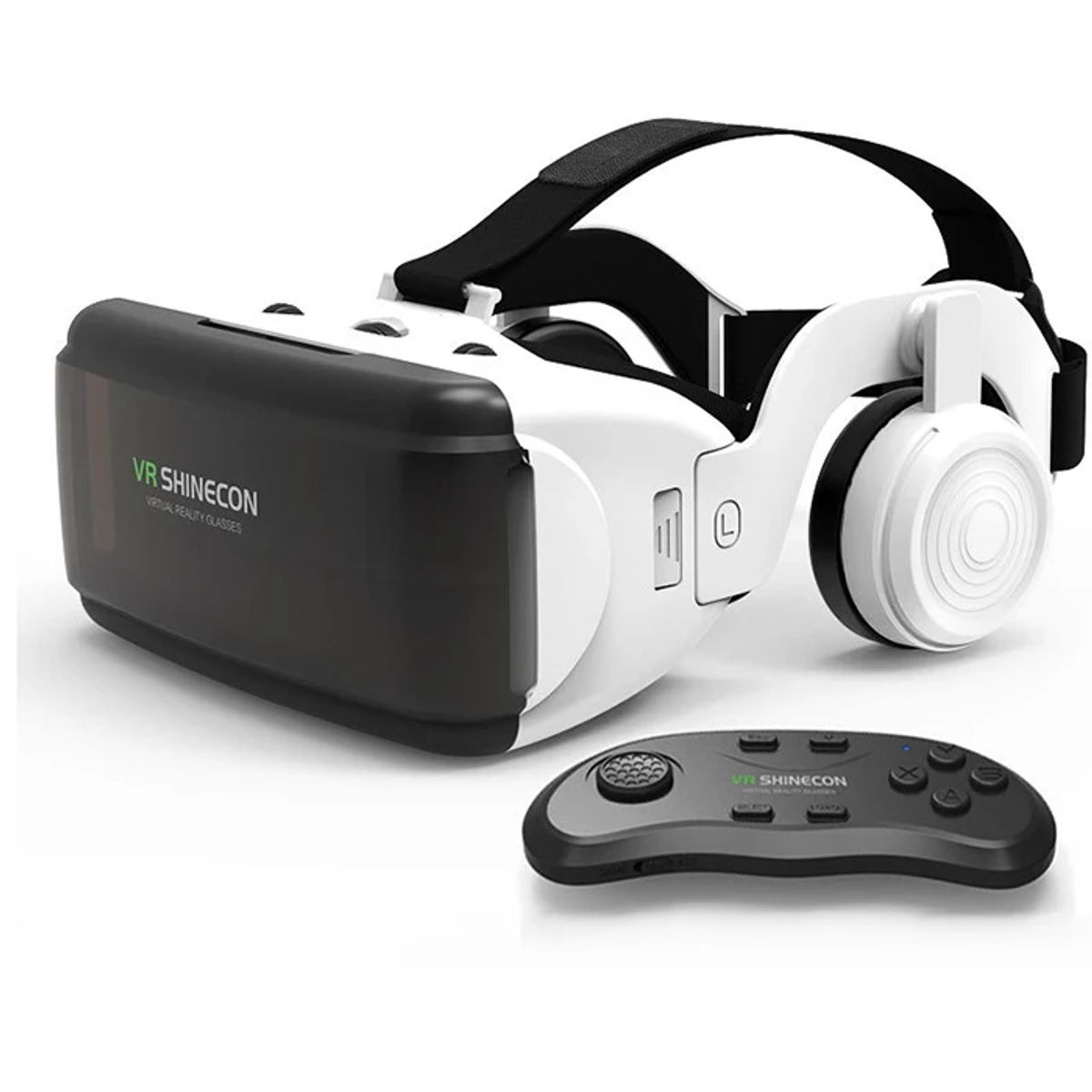 GENERICO - Lentes Vr De Realidad Virtual 3d + Control Gamer + Bluetooth
