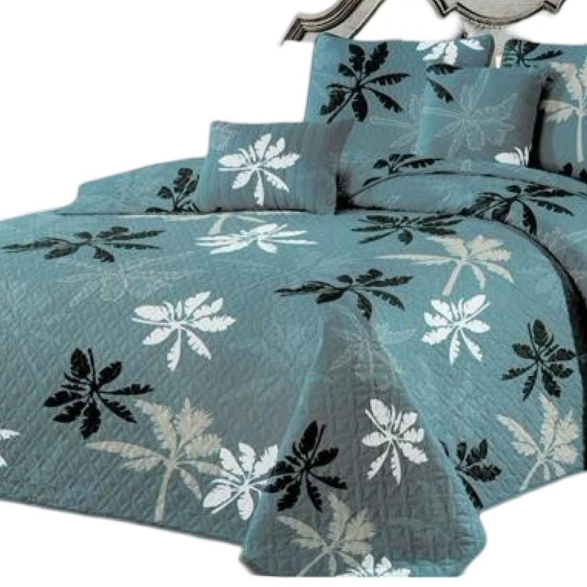 GENERICO - Cubrecama Quilt 2 Plazas+2 Fundas Verano Fresco 13n73