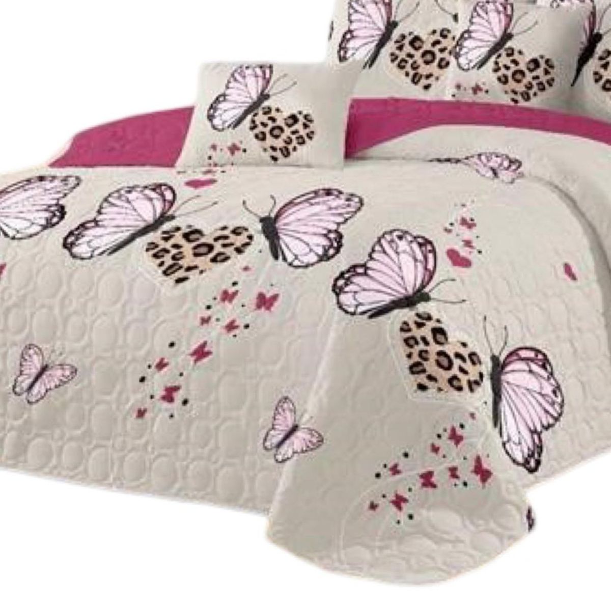 GENERICO - Cubrecama Quilt 2 Plazas+2 Fundas Verano Fresco 13n57