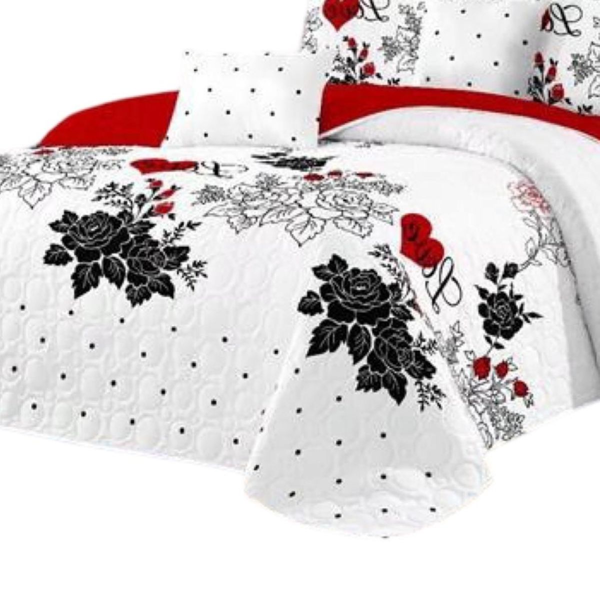 GENERICO - Cubrecama Quilt 2 Plazas+2 Fundas Verano Fresco 13n52