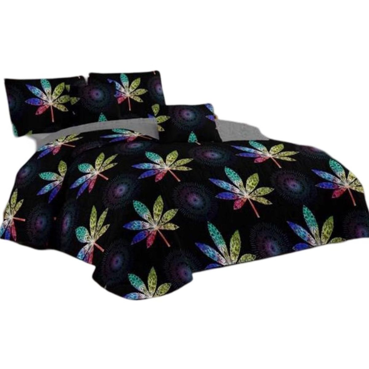 GENERICO - Cubrecama Quilt 2 Plazas+2 Fundas Verano Fresco 13n15