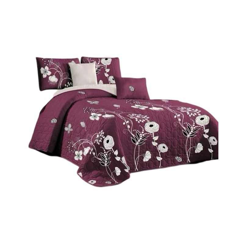 GENERICO - Cubrecama Quilt 2 Plazas+2 Fundas Verano Fresco 13n14