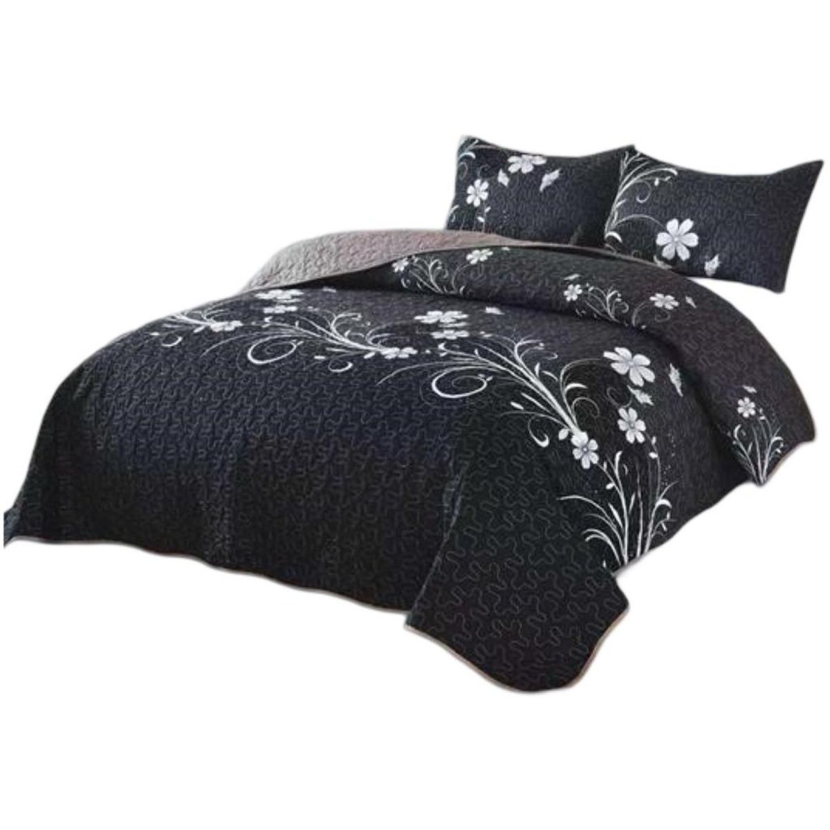 GENERICO - Cubrecama Quilt 2 Plazas+2 Fundas Verano Fresco 13n55