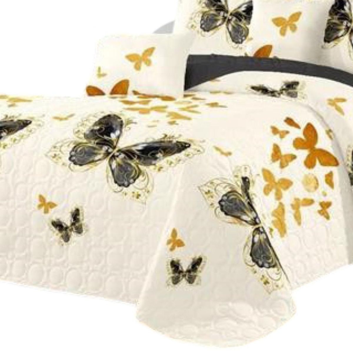 GENERICO - Cubrecama Quilt 2 Plazas+2 Fundas Verano Fresco 13n53