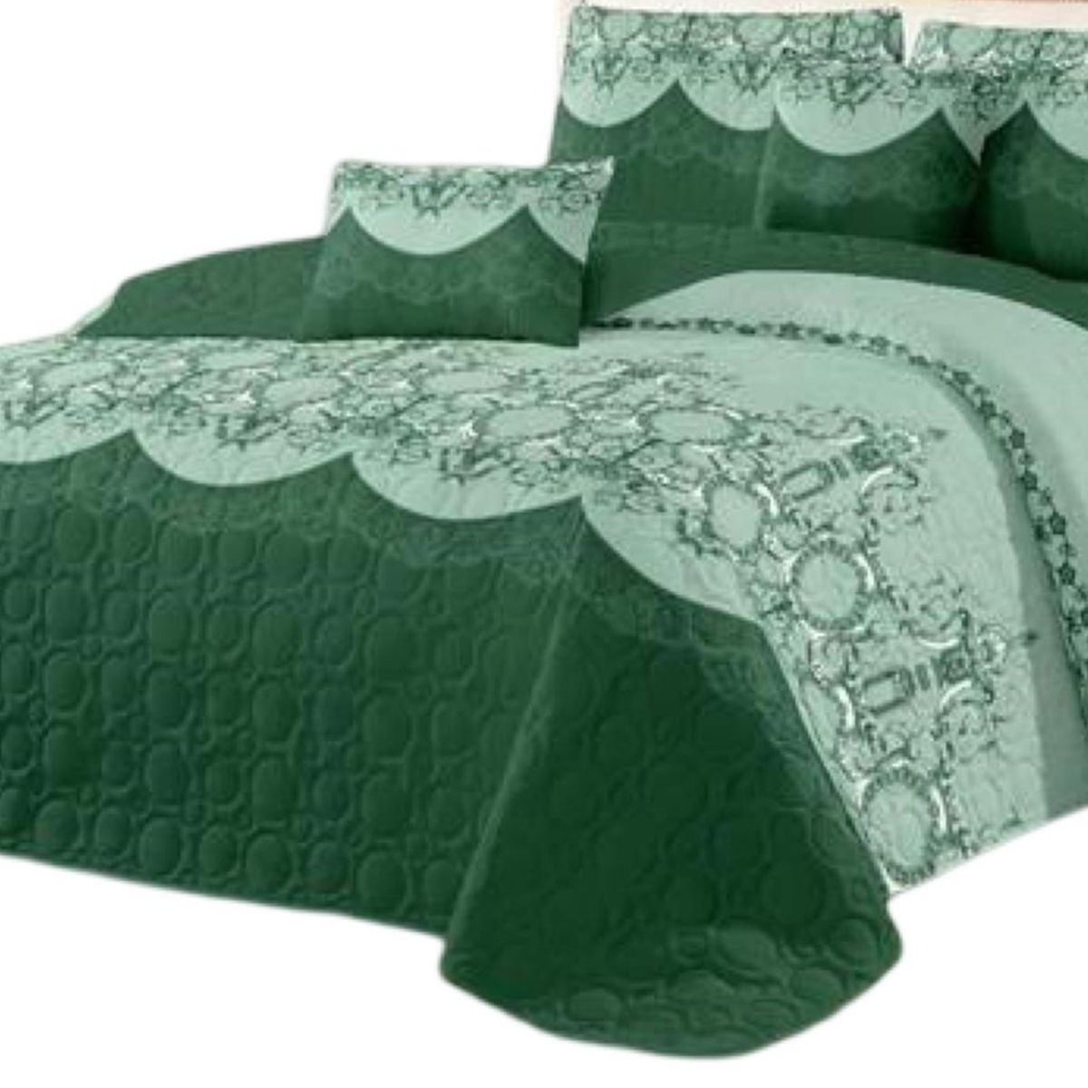 GENERICO - Cubrecama Quilt 2 Plazas+2 Fundas Verano Fresco 13n45