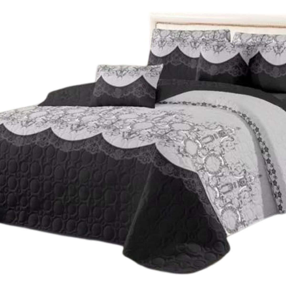 GENERICO - Cubrecama Quilt 2 Plazas+2 Fundas Verano Fresco 13n44