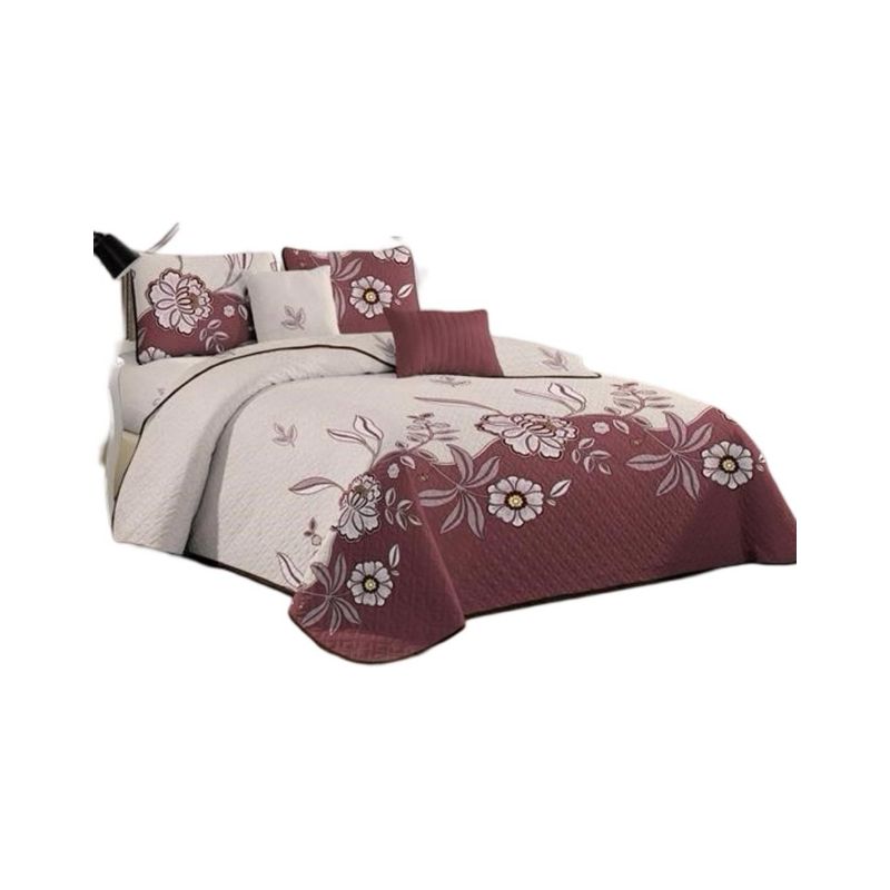 GENERICO - Cubrecama Quilt 2 Plazas+2 Fundas Verano Fresco 13n40