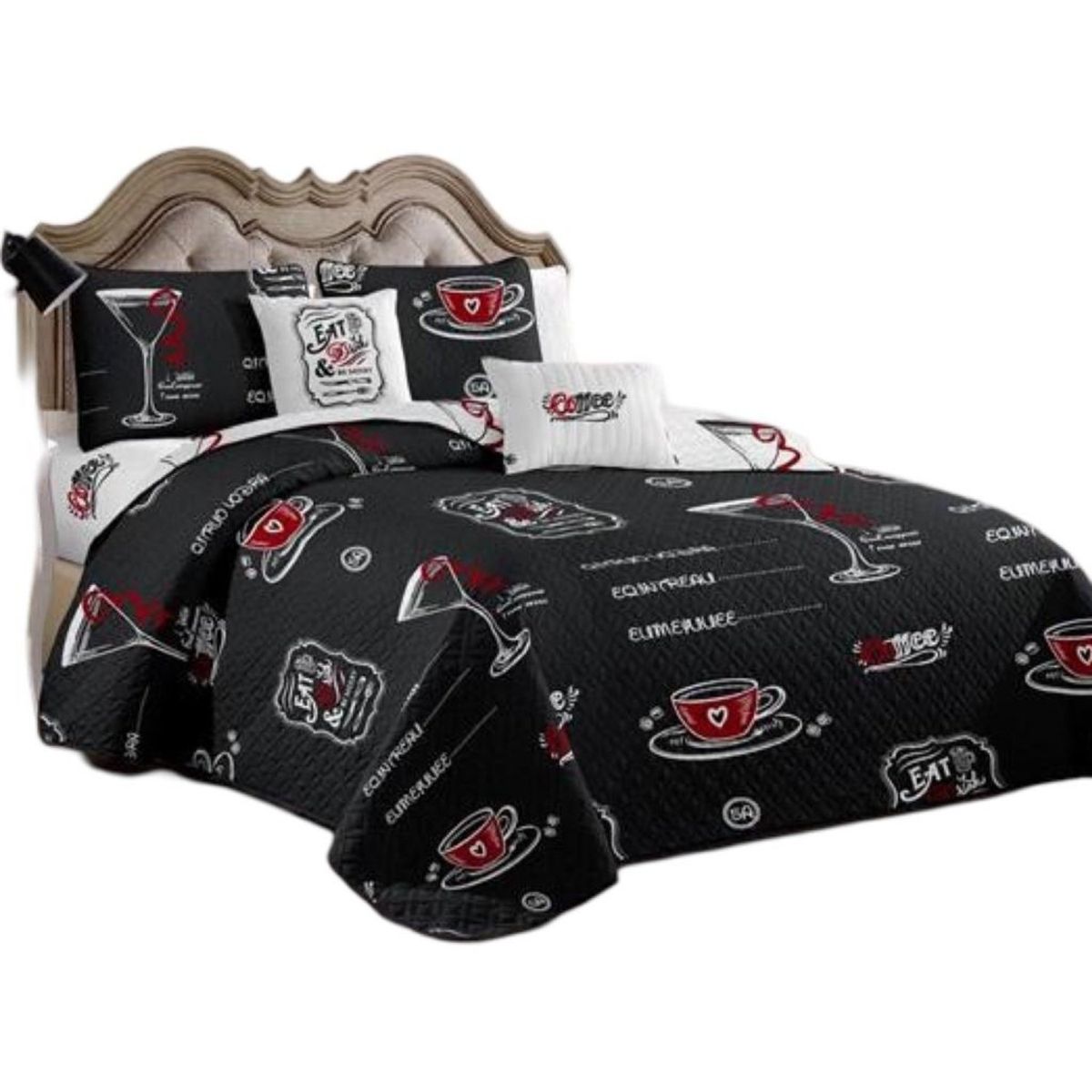 GENERICO - Cubrecama Quilt 2 Plazas+2 Fundas Verano Fresco 13n38