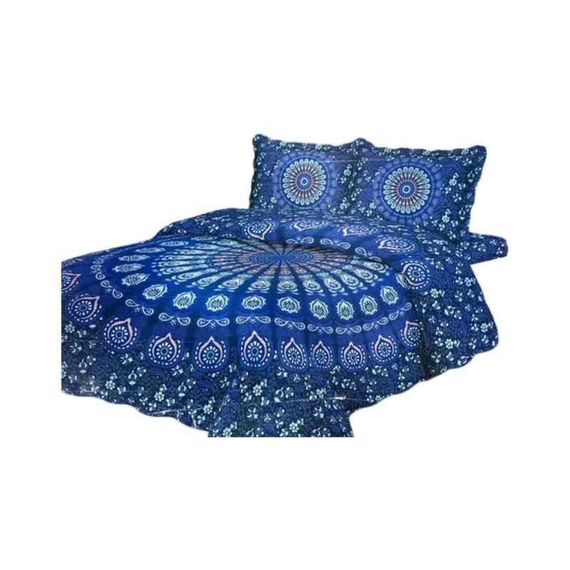 GENERICO - Cubrecama Quilt 2 Plazas+2 Fundas Verano Fresco 13n03