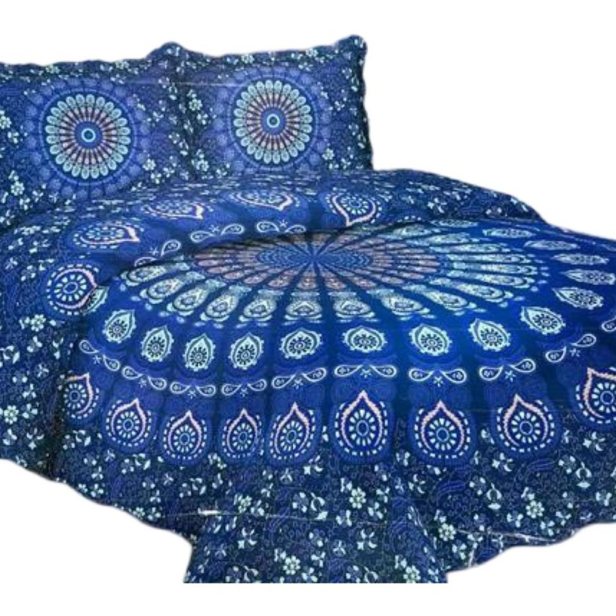GENERICO - Cubrecama Quilt 2 Plazas+2 Fundas Verano Fresco 13n03