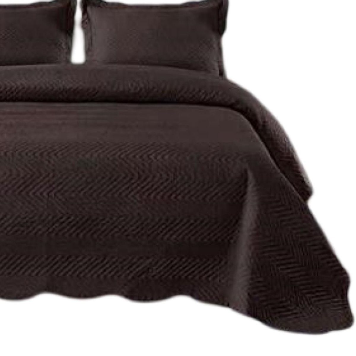 GENERICO - Cubrecama Quilt 2 Plazas+2 Fundas Verano Unicolor 13n04