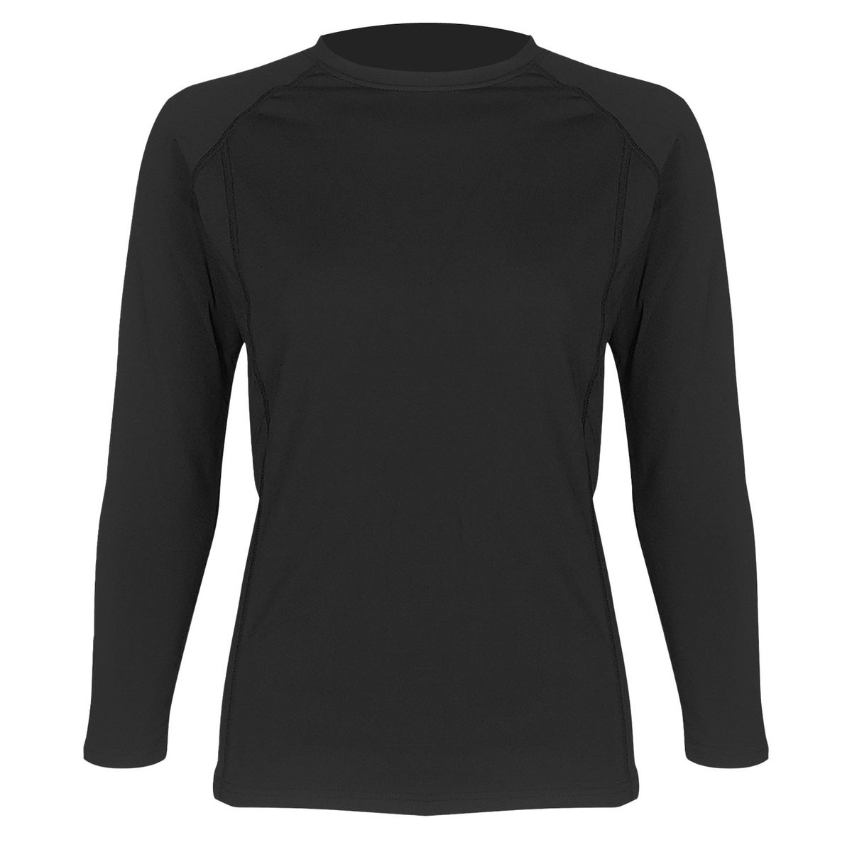 ANDESLAND OUTDOOR APPAREL - Polera Micropolar Primera Capa Blanford Negro Mujer