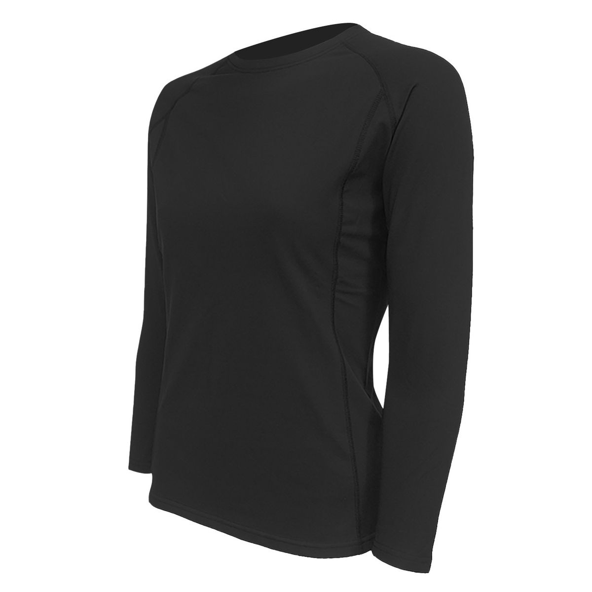 ANDESLAND OUTDOOR APPAREL - Polera Micropolar Primera Capa Blanford Negro Mujer