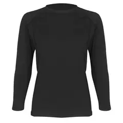 ANDESLAND OUTDOOR APPAREL - Polera Micropolar Primera Capa Blanford Negro Mujer